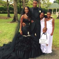 SHE WORE BLACK!!!!! Back and MARRIED