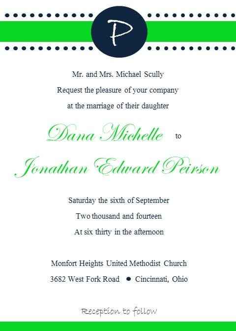 Wedding Invitations Ordered!!