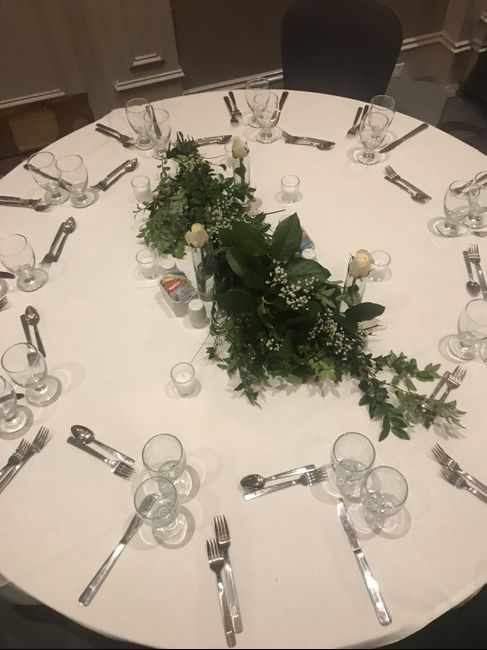 Costco flowers/greenery  round table pics a 5