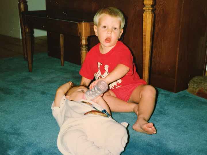 #tbt ~ First picture (that you know of!) of you and your SO