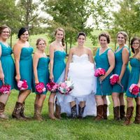 Wedding Party Fake Flowers