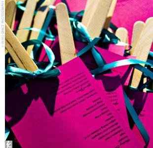 Ceremony programs...