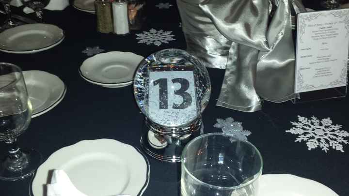 Winter wedding decorations for sale!