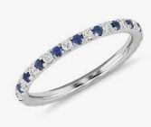 Sapphire and Diamond band