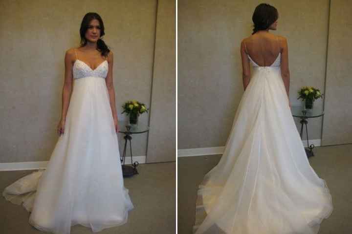 Baby doll wedding dress