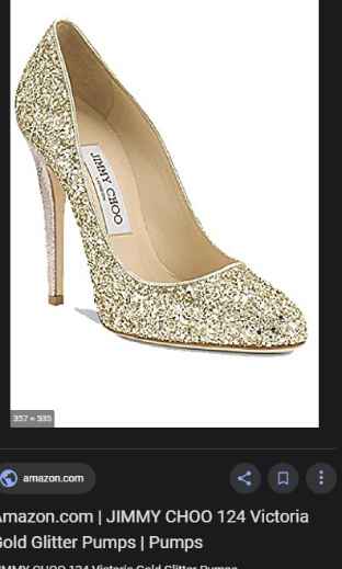 gold   shoe