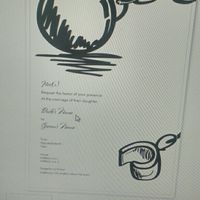 Browsing invitations and had to share