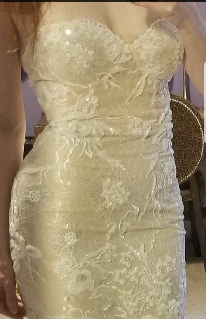 Lumpy waist in dress - 1