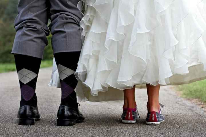 Sneakers Instead of High Heels