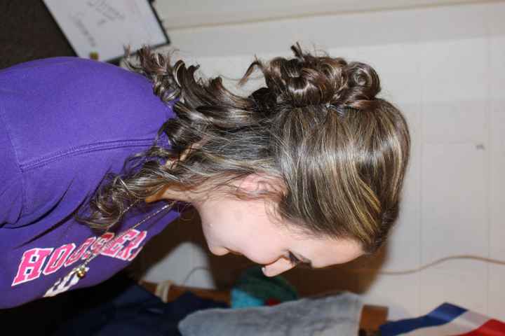 New makeup and hair trial this time!!