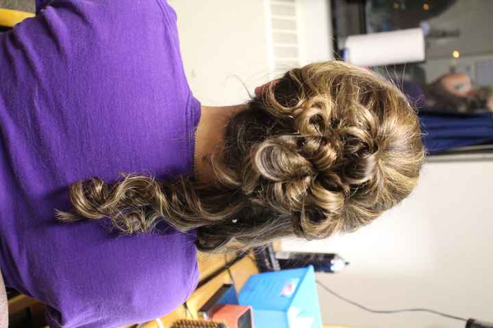 New makeup and hair trial this time!!