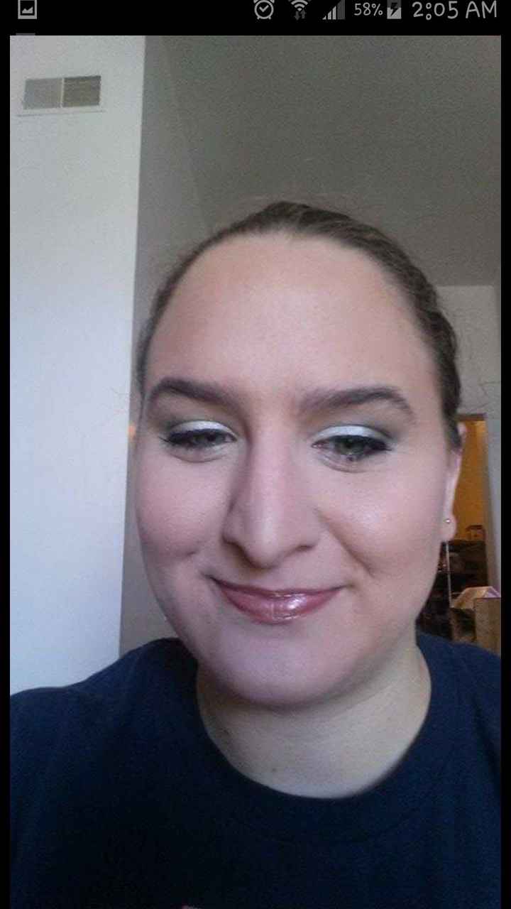 New makeup and hair trial this time!!