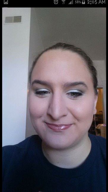 New makeup and hair trial this time!!