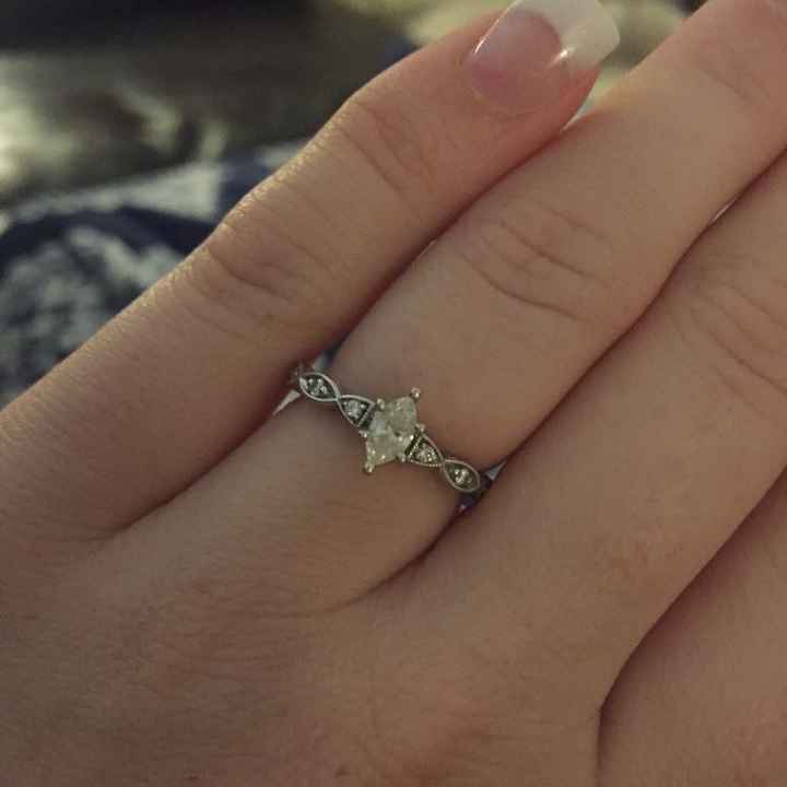 Lets see those beautiful engagement rings