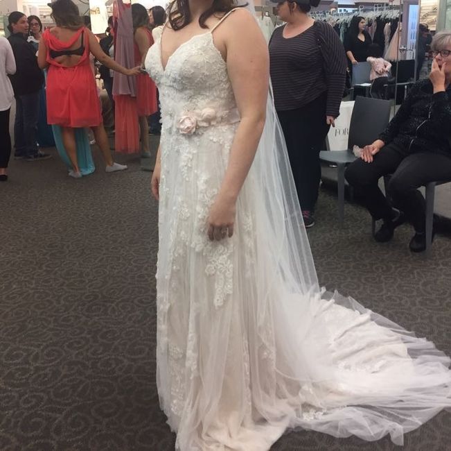Let's show off our dresses.
