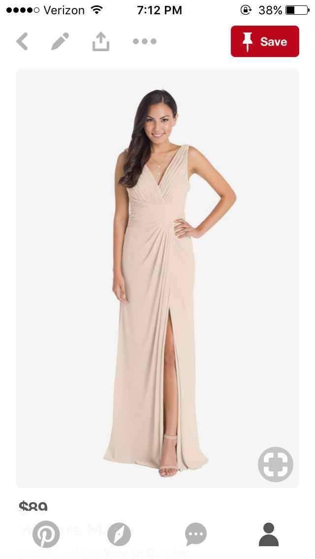 HELP! BM dress color