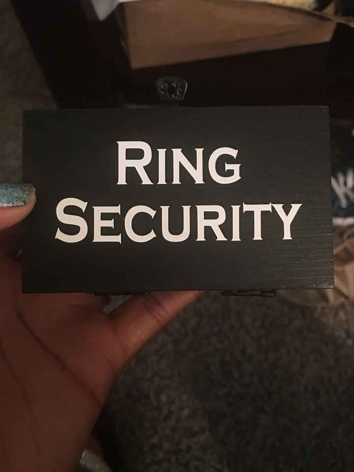 What will your ring bearer be carrying?