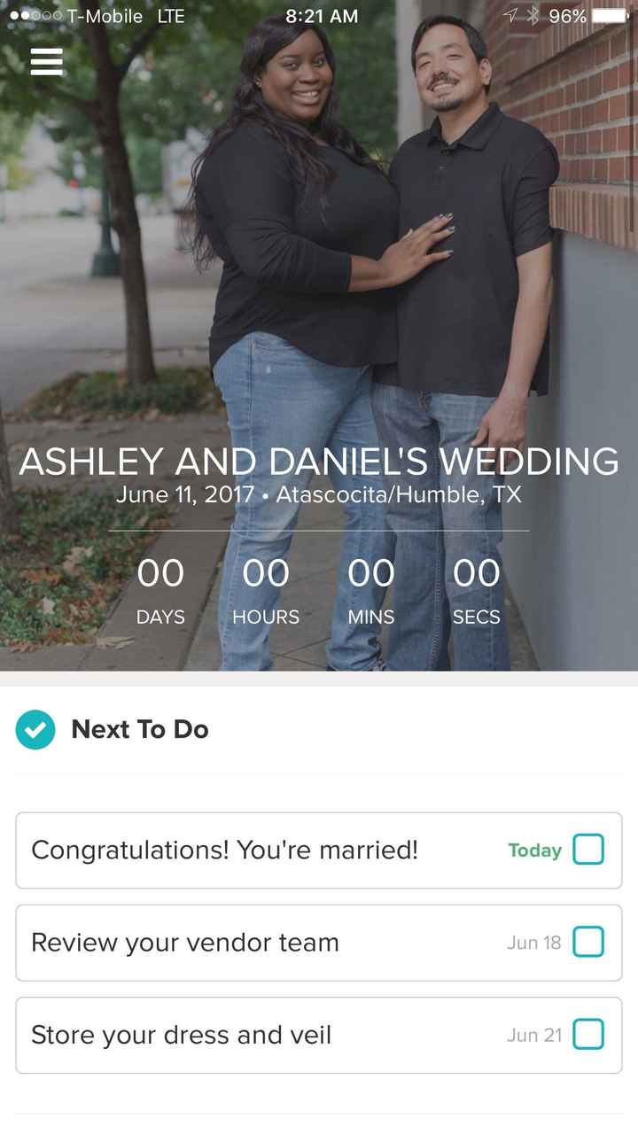 Today is my wedding day!