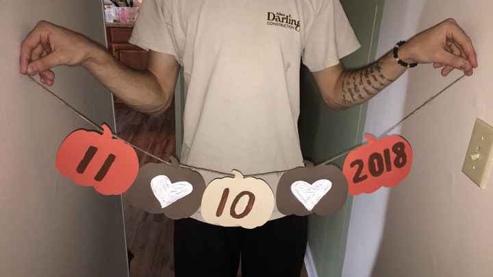 Engagement picture prop