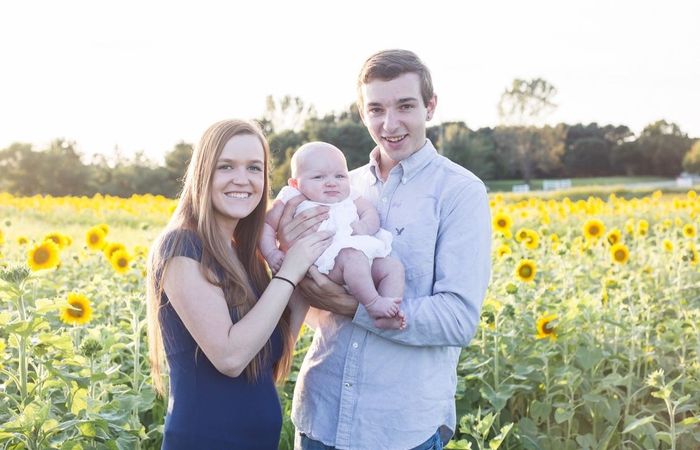 Engagement picture excitement