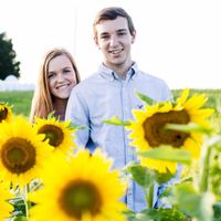 Engagement picture excitement