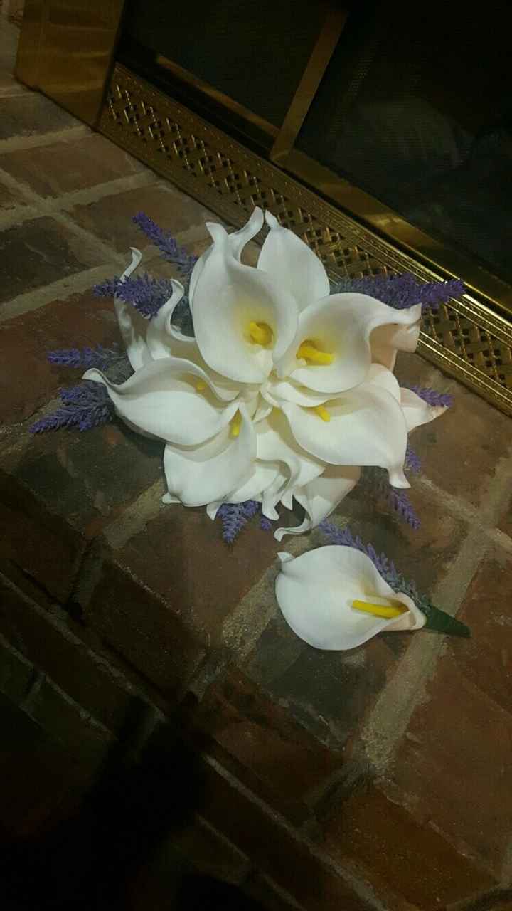 Bouquet and boutonniere trial run