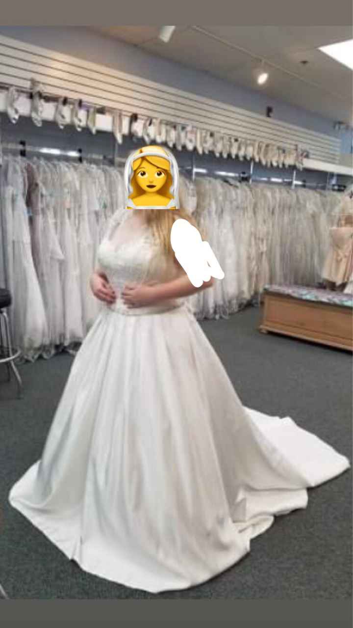 My wedding dress, i absolutely love it, adding sleeves!  Anyone else wearing a ball gown?? - 3