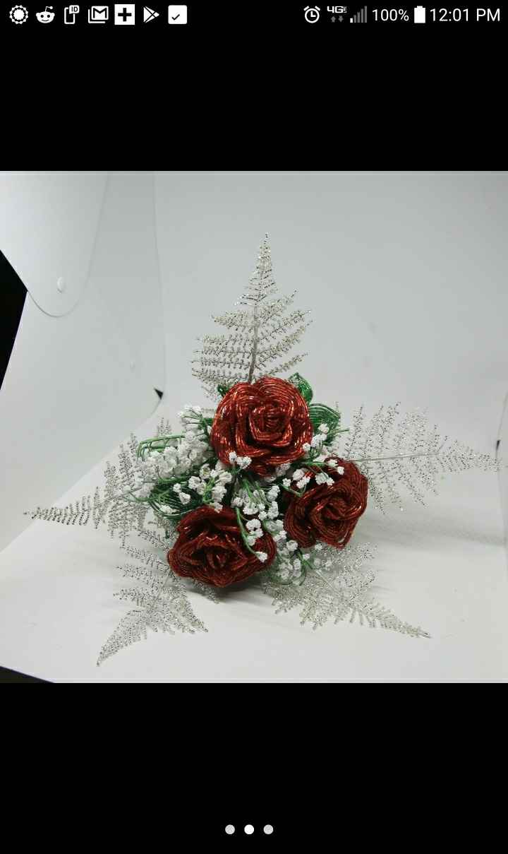 My French Beaded bouquet is finished! - 1