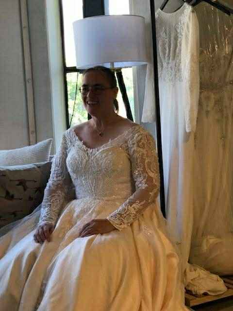 i picked up my wedding dress and love it! - 2
