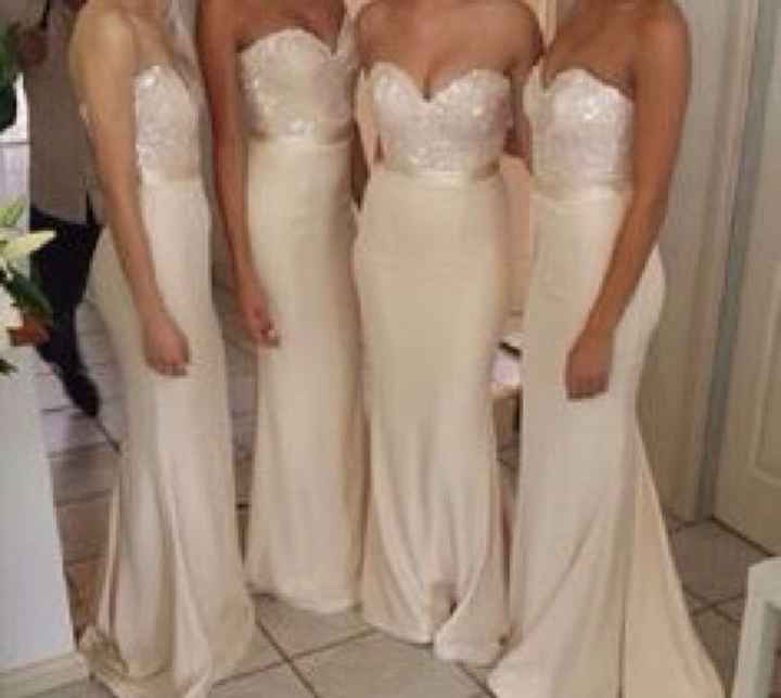 Bridesmaid dresses