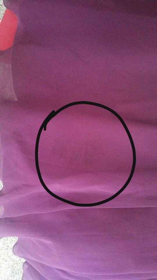 Dry Clean only dress with a spot