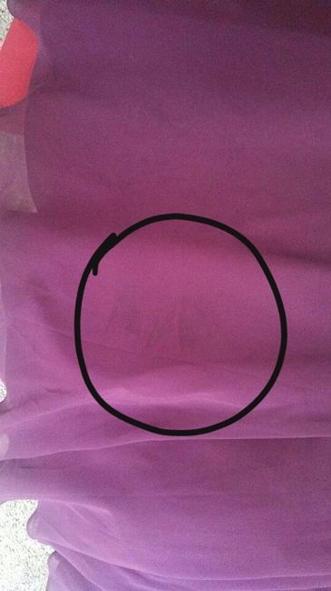 Dry Clean only dress with a spot