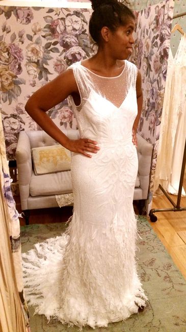 Picked up dress today! Need opinions?!