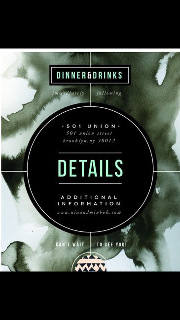 Invitation inserts