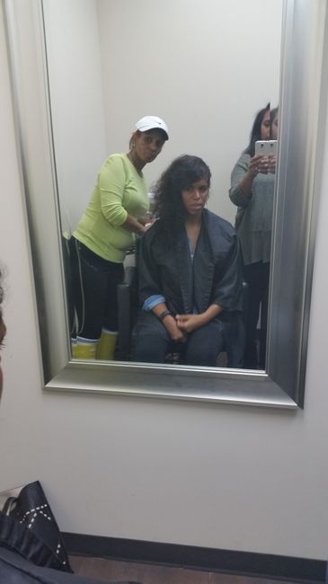 Say a prayer for my hair trial today!