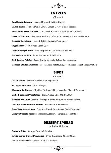 (MENU LINK IN COMMENTS ) Help picking Rehearsal Dinner menu!!!