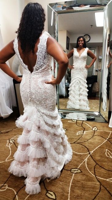 Wedding less than a week away, I bought a new dress...