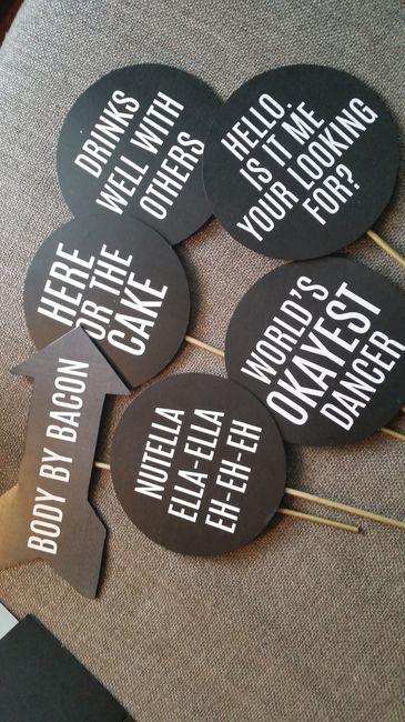 Photobooth props... What did you wish you had? What should you have left at home?
