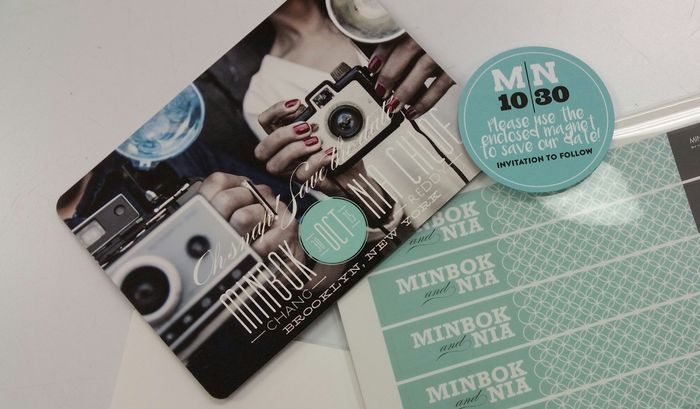 What did you use for "Save The Date" magnets?