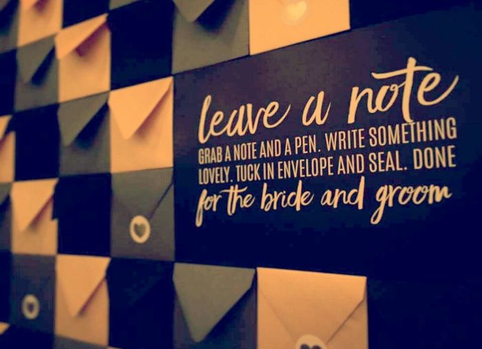 Where'd you find your non-traditional guestbook?