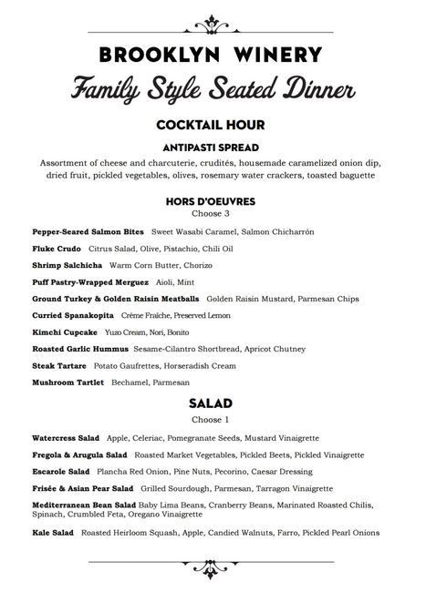 (MENU LINK IN COMMENTS ) Help picking Rehearsal Dinner menu!!!