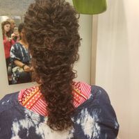 Naturally curly girls - show me your wedding hair!