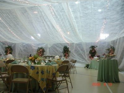 Has anyone had to decorate a gym for a wedding?