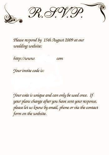 Examples of RSVP