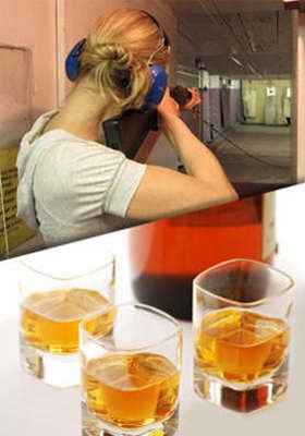 NWR:  Apparently, nothing enhances a firearms experience like liquor.