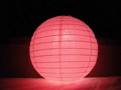 Lighting up paper Lanterns
