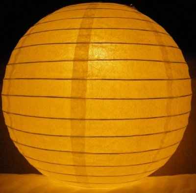 Lighting up paper Lanterns