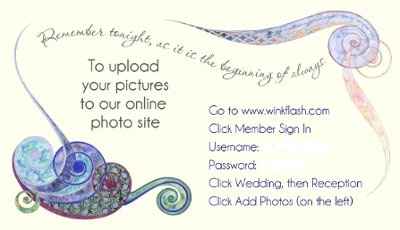 Business Cards with photosharing info