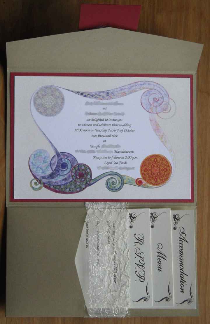 Non-traditional/ DIY Invites