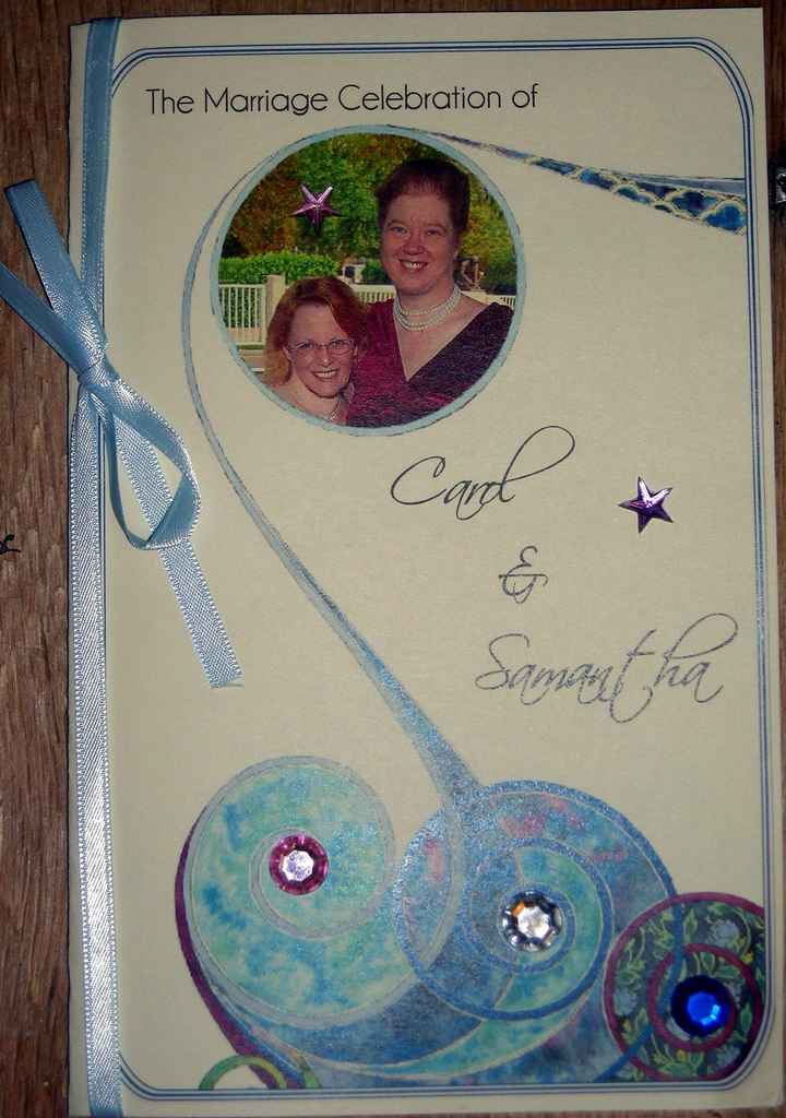 Show me your: Wedding programs!